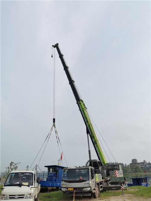 册亨县桥梁建设吊装案例